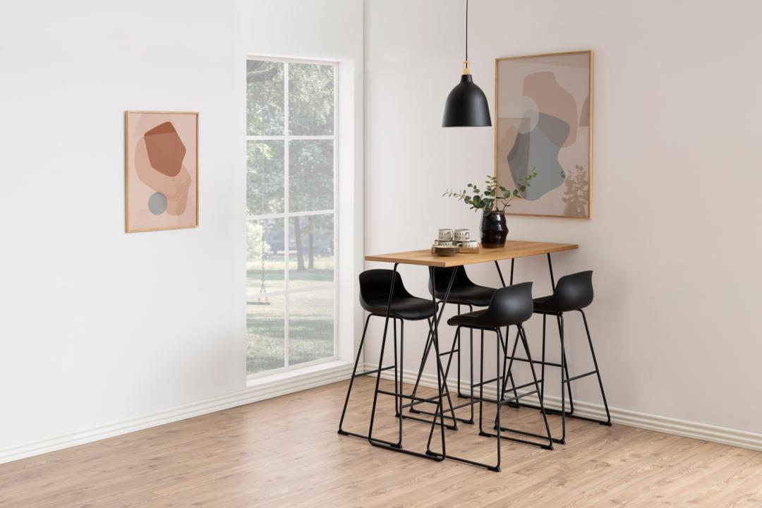 Barkruk Floossy Kunstleer Zwart - Afbeelding 11