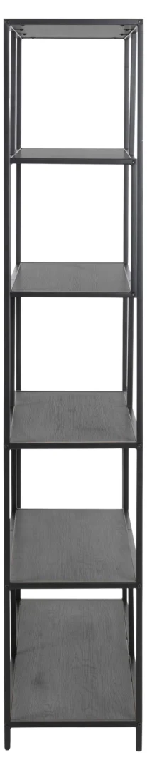 Boekenkast Breindas Zwart 114 cm - Afbeelding 2