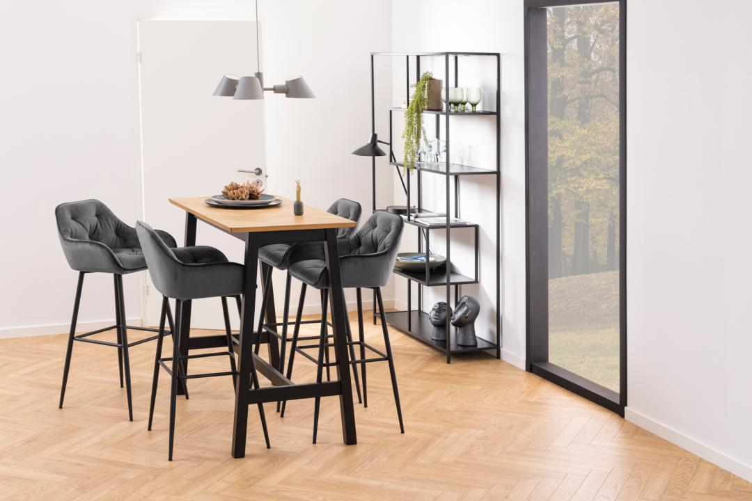 Boekenkast Breindas Zwart 114 cm - Afbeelding 6