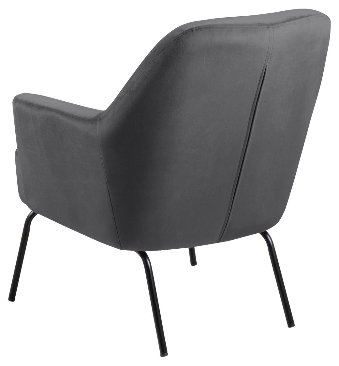 Loungestoel Lorrena Grijs - Afbeelding 2