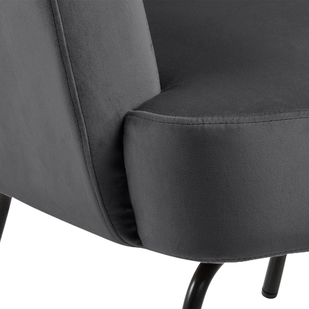 Loungestoel Lorrena Grijs - Afbeelding 3
