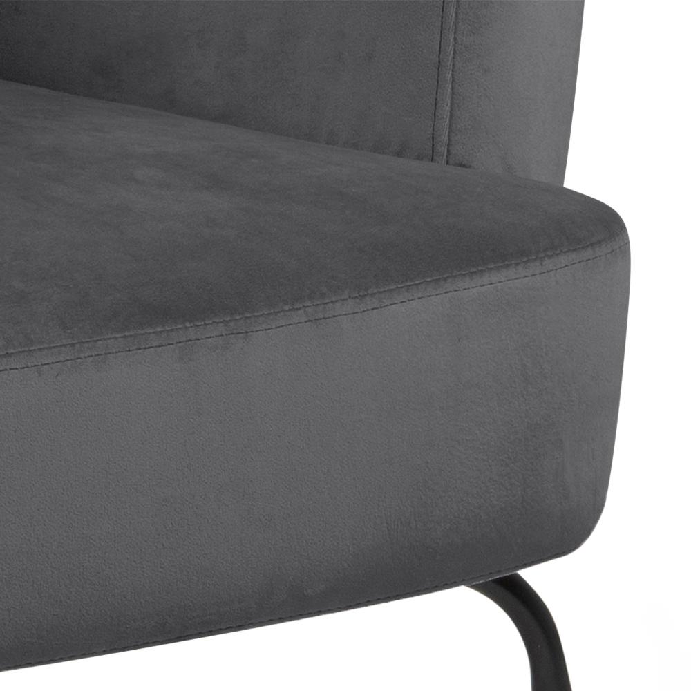 Loungestoel Lorrena Grijs - Afbeelding 6
