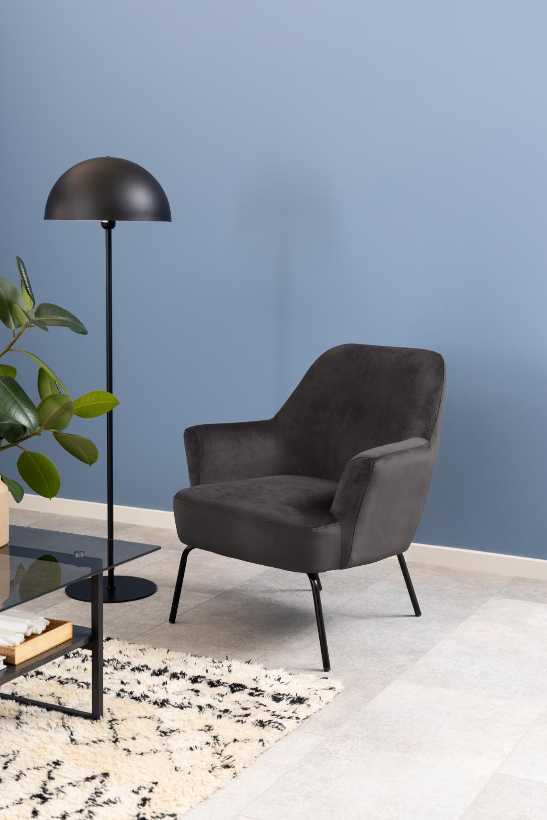Loungestoel Lorrena Grijs - Afbeelding 8