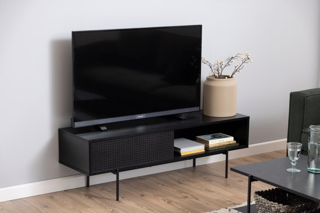 TV-meubel Relvan Zwart 140 cm - Afbeelding 8