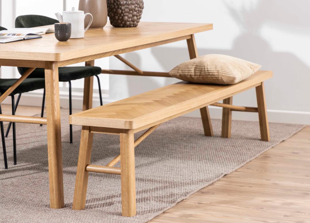 Bank Huve Hout Naturel - Afbeelding 8