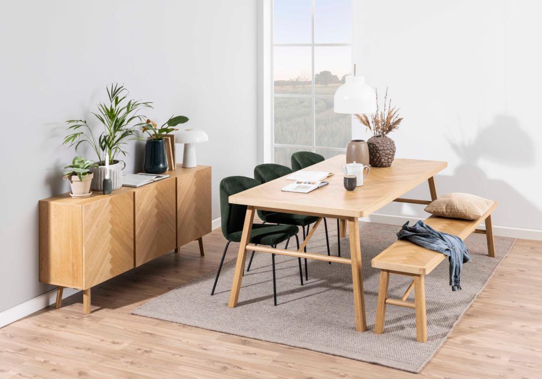 Bank Huve Hout Naturel - Afbeelding 9