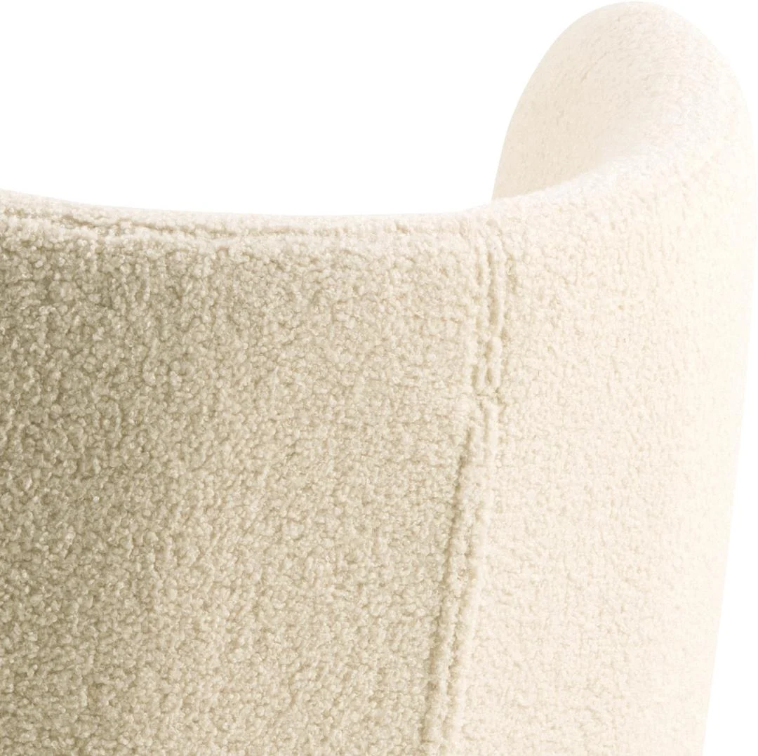 Fauteuil Ceiskane beige polyester - Afbeelding 4