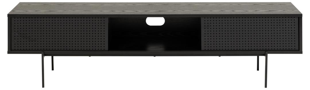 TV-meubel Tielty Zwart 180 cm