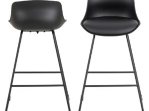 Barkruk Soomes Kunstleer Zwart