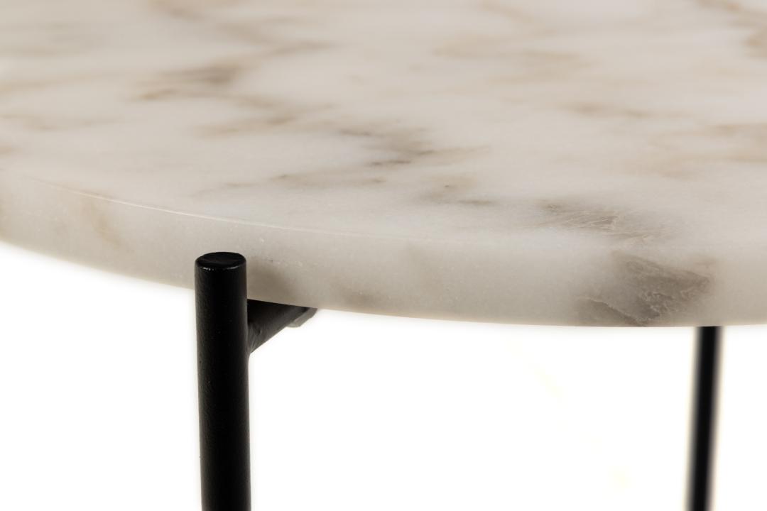 Bijzettafel Jaustol Marmer Ø42 cm - Afbeelding 2