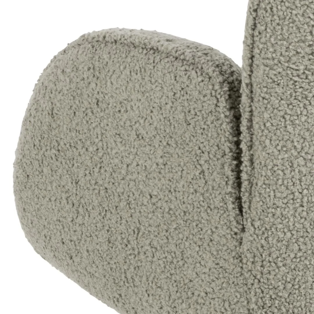 Fauteuil Schommelstoel Kinnas grijs staal - Afbeelding 6