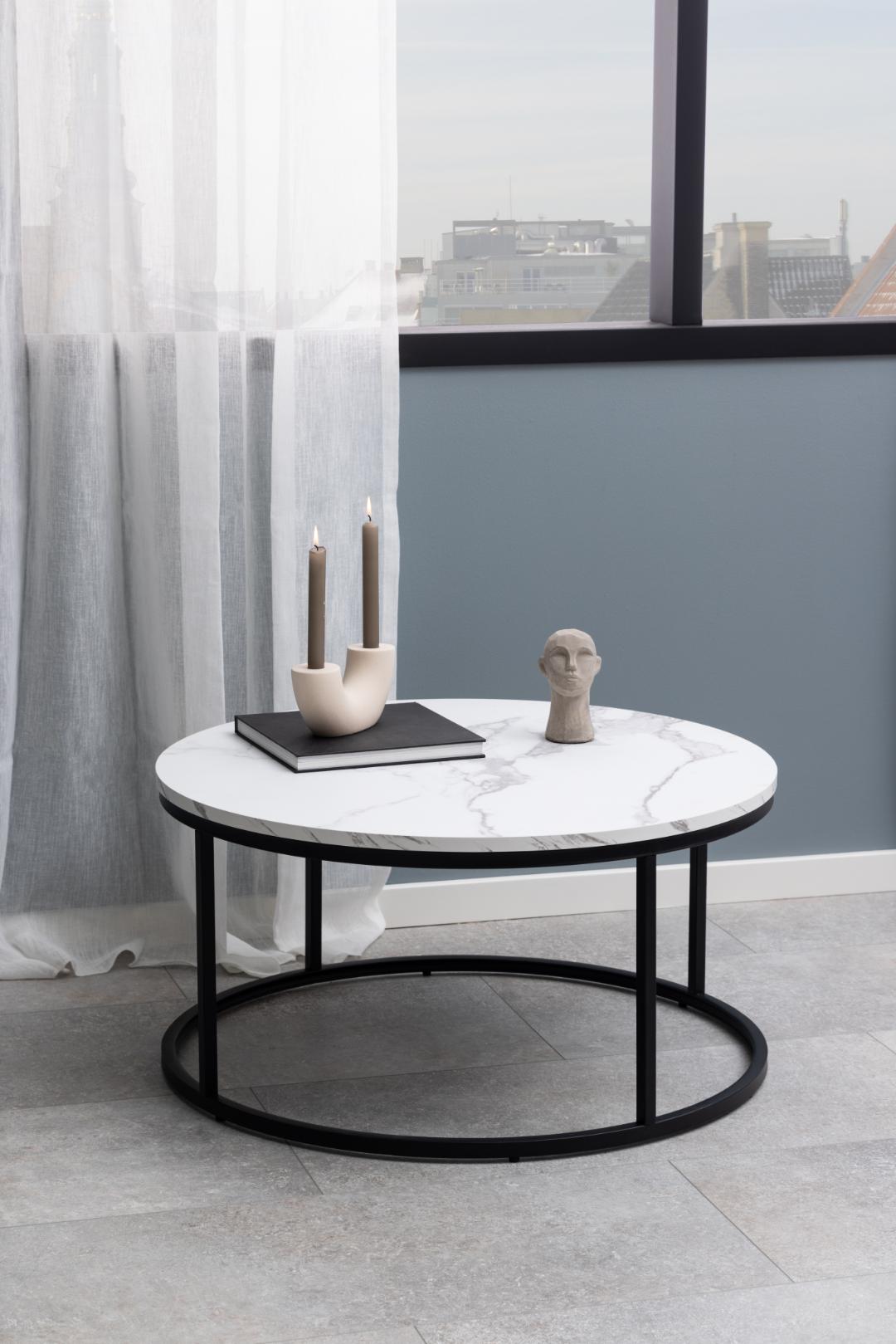 Salontafel Jeenos MDF Ø80 cm - Afbeelding 4