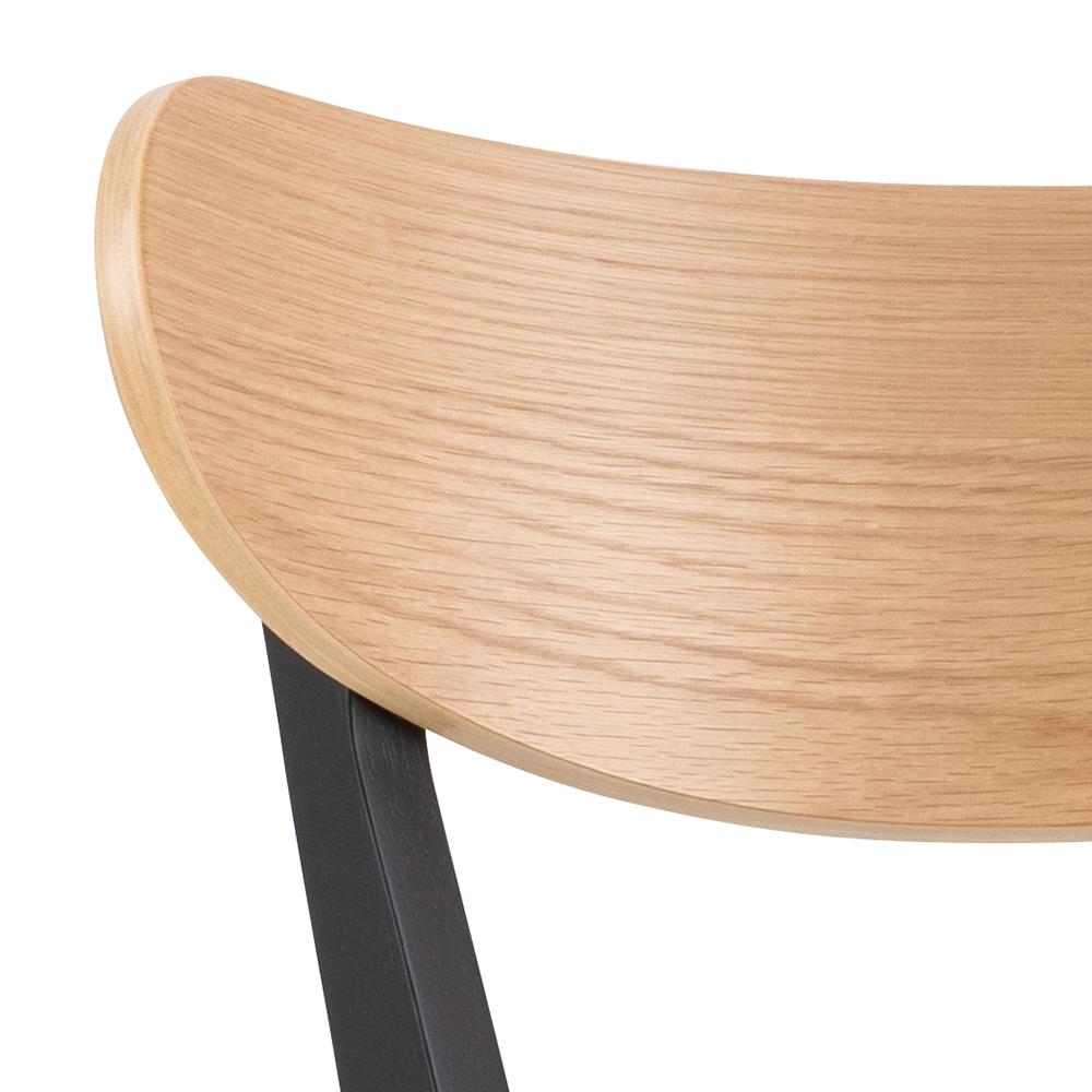 Barkruk Dorrane Hout Naturel - Afbeelding 3