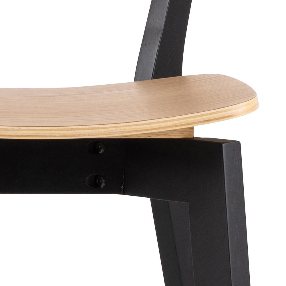 Barkruk Dorrane Hout Naturel - Afbeelding 4