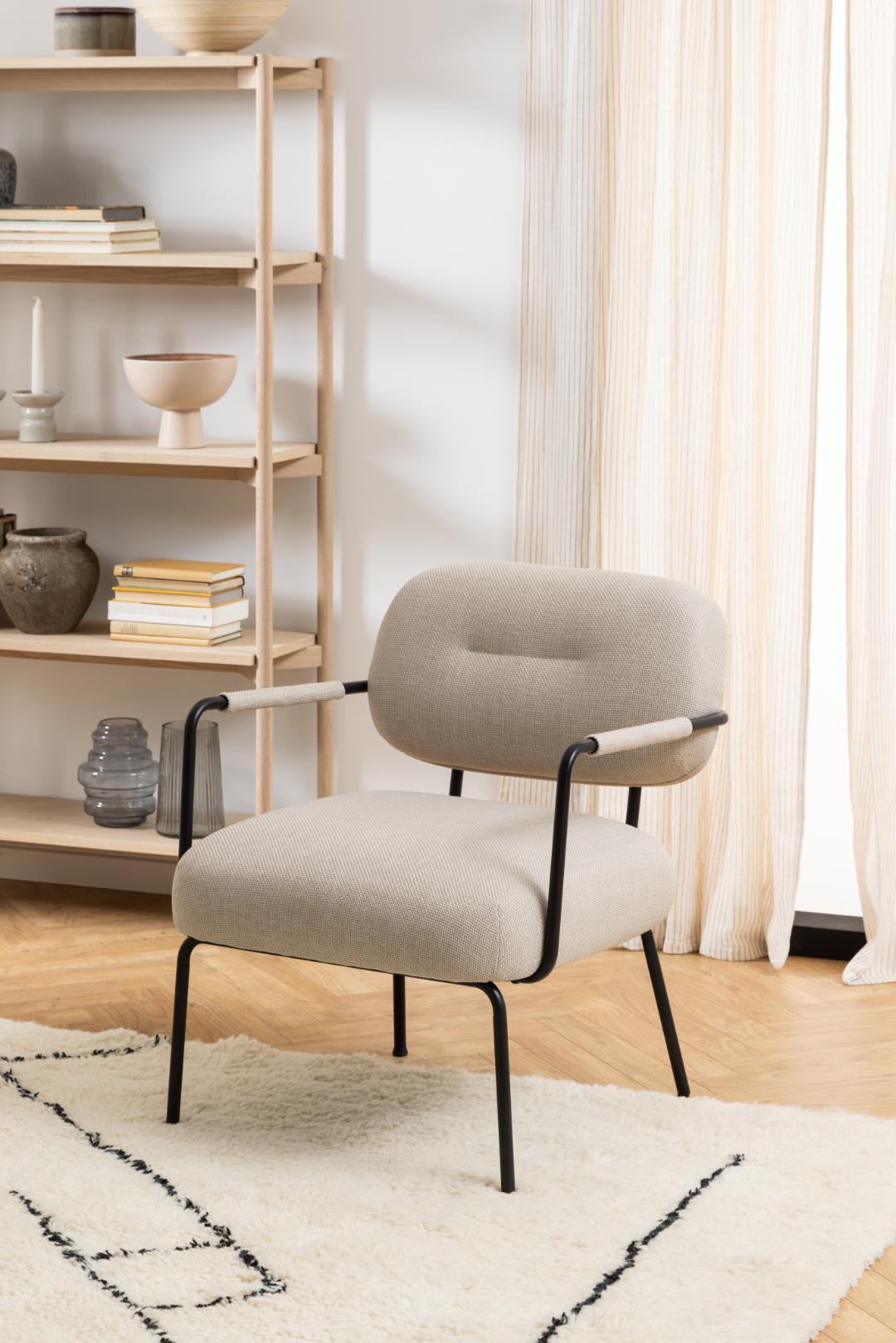 Fauteuil Gaantel Beige - Afbeelding 5