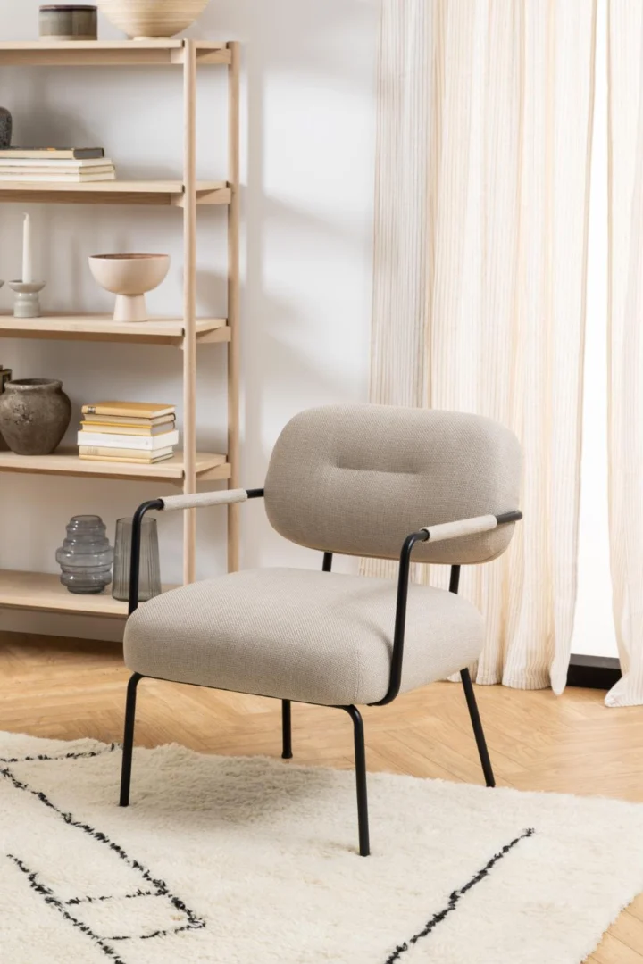 Fauteuil Gaantel Beige - Afbeelding 5