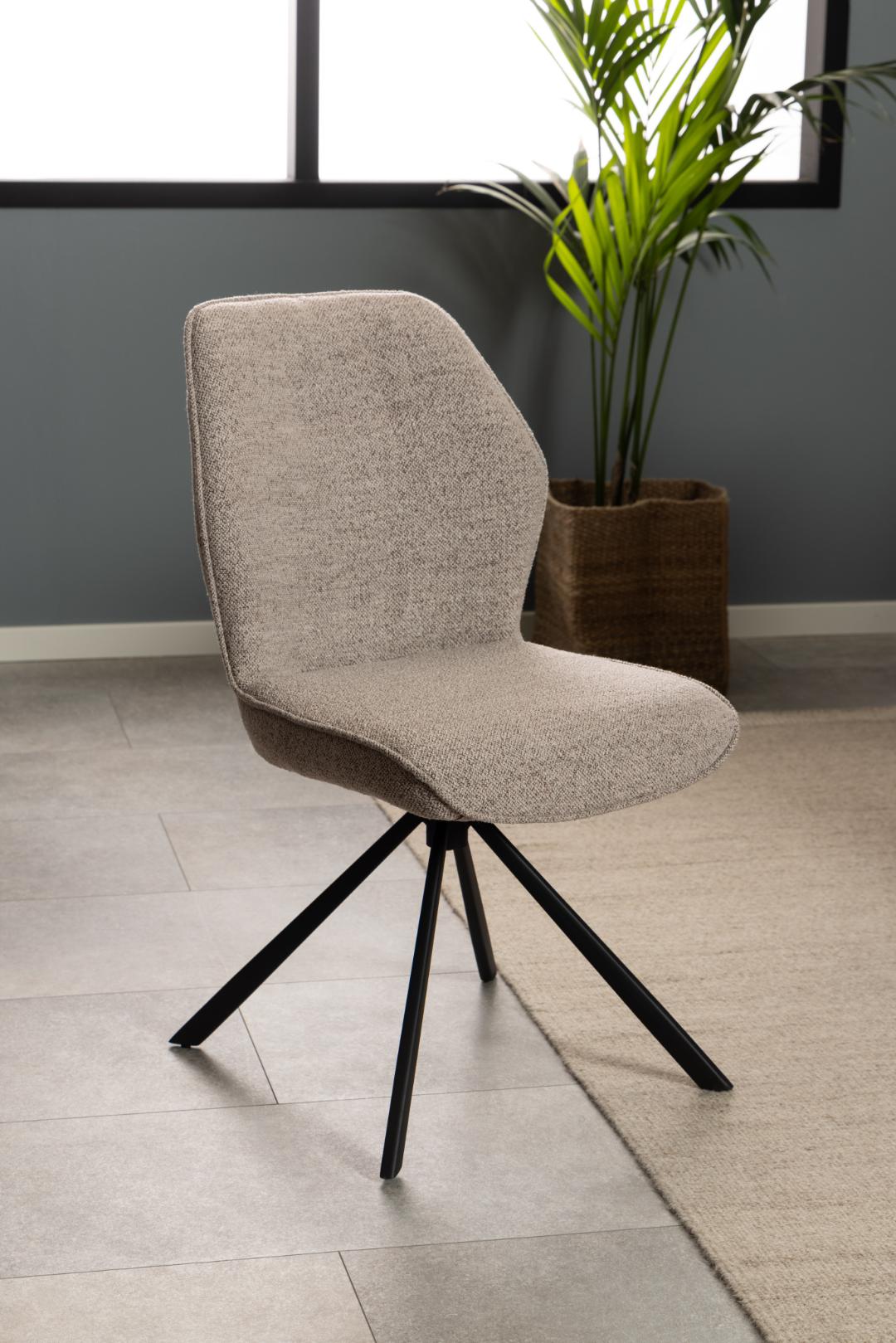 Eetkamerstoel Tennira Beige - Afbeelding 6