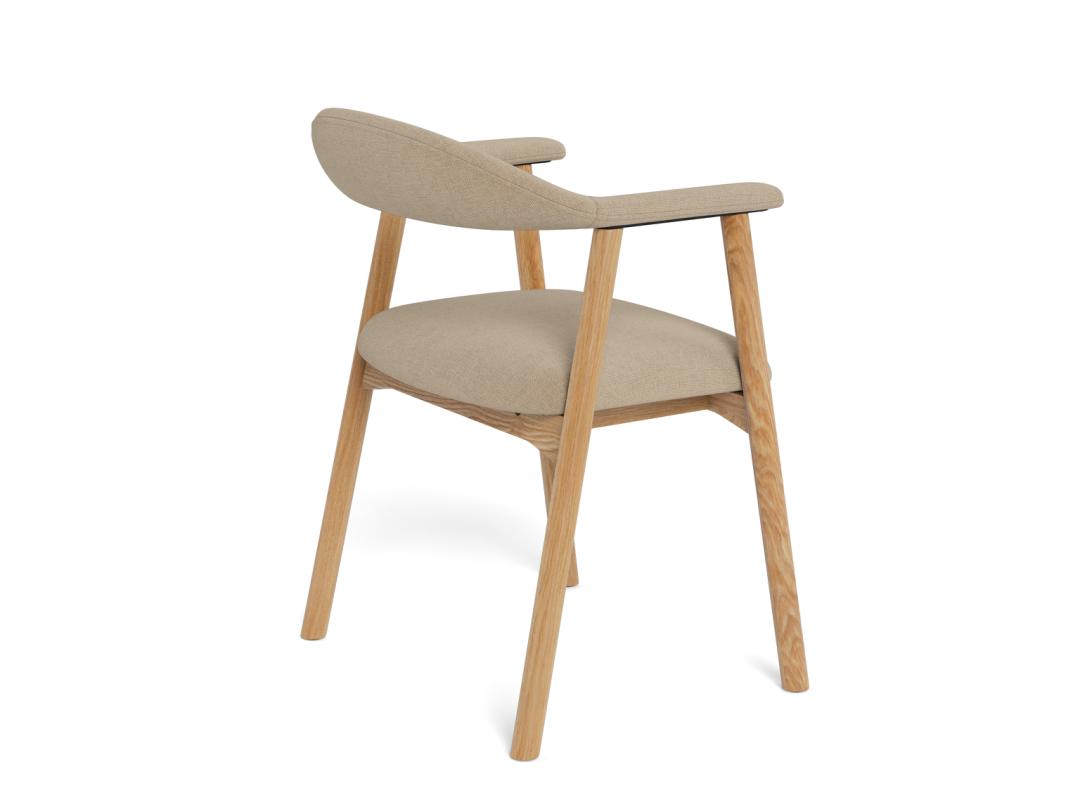 Eetkamerstoel Treskaro Beige - Afbeelding 3