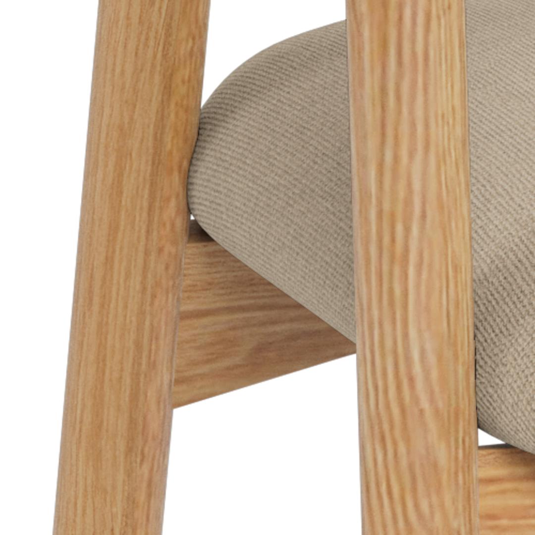 Eetkamerstoel Treskaro Beige - Afbeelding 7