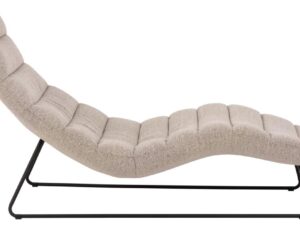 Chaise longue Cemmal Beige