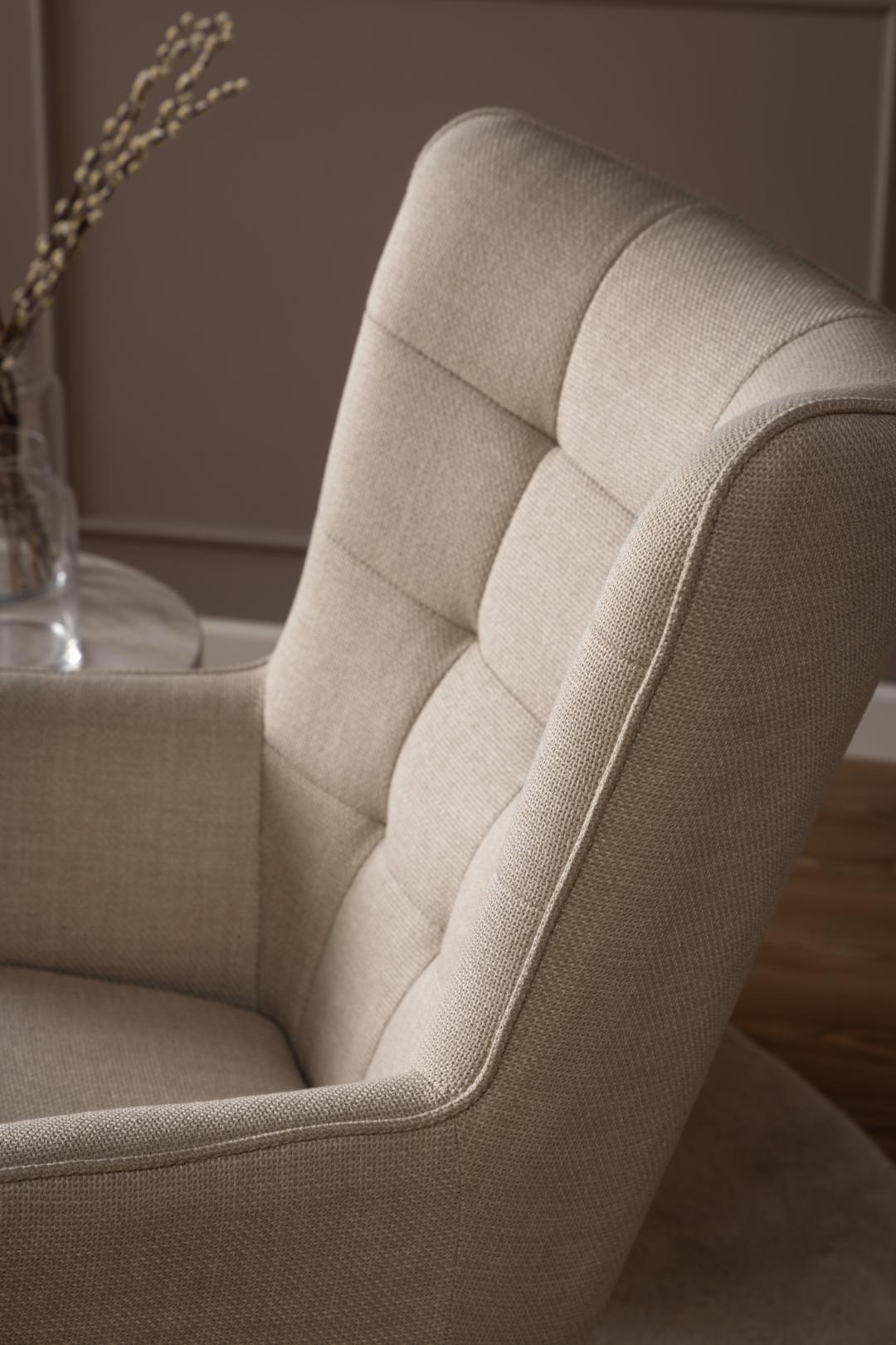 Ruststoel Pendik Beige - Afbeelding 5