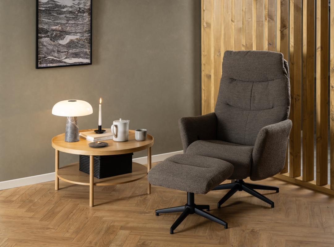 Relaxfauteuil Feilvoro Grijs - Afbeelding 6