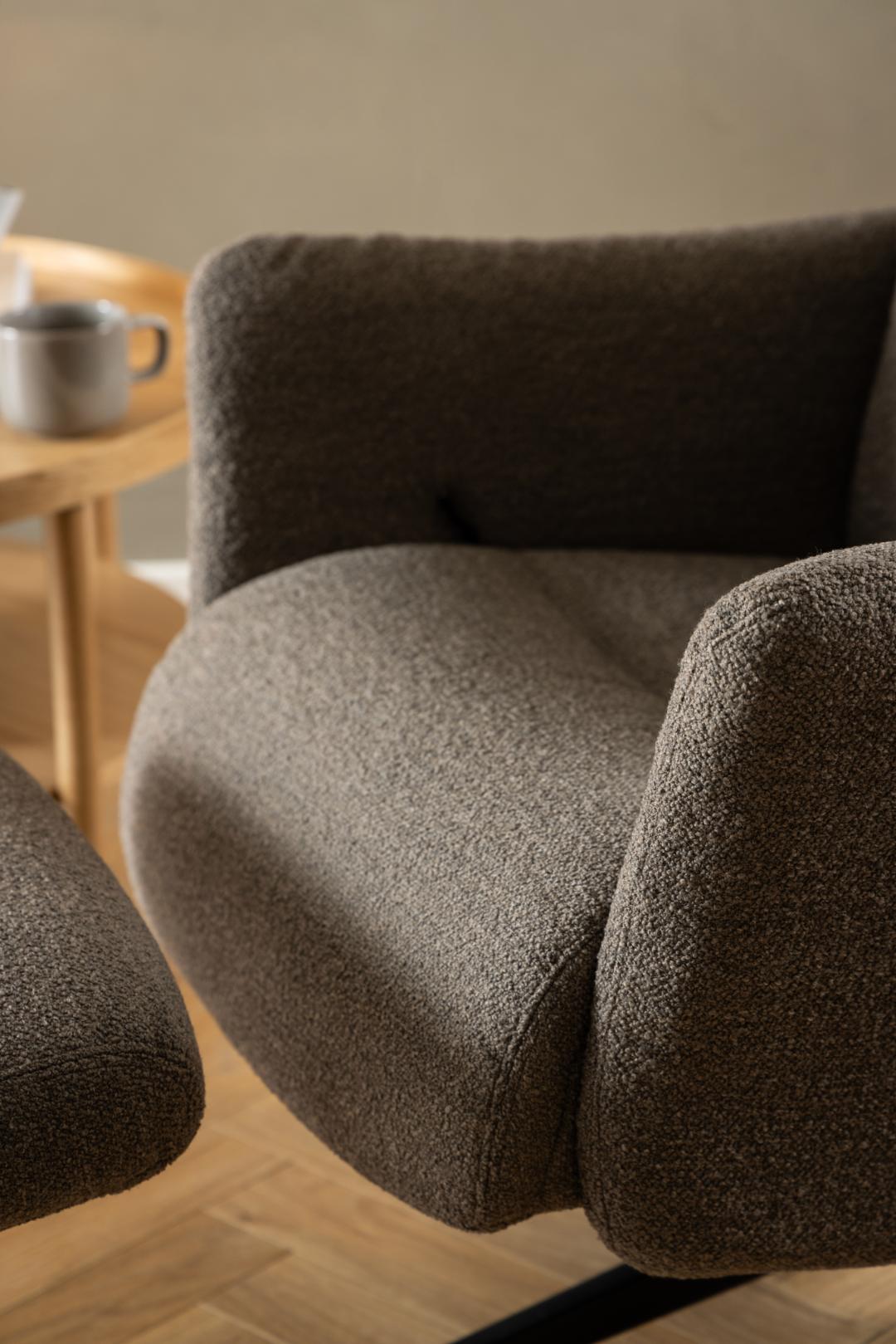 Relaxfauteuil Feilvoro Grijs - Afbeelding 7