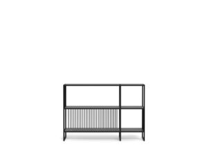 Boekenkast Kopenhagen Zwart 120 cm