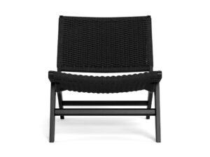 Fauteuil Daustira Hout Zwart