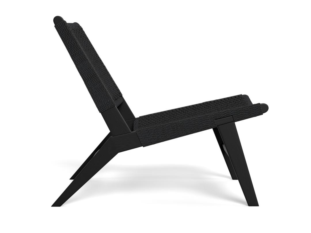 Fauteuil Daustira Hout Zwart - Afbeelding 2