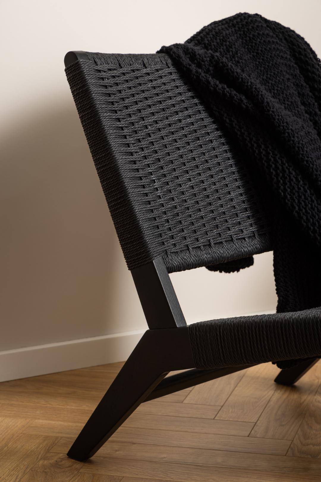 Fauteuil Daustira Hout Zwart - Afbeelding 9