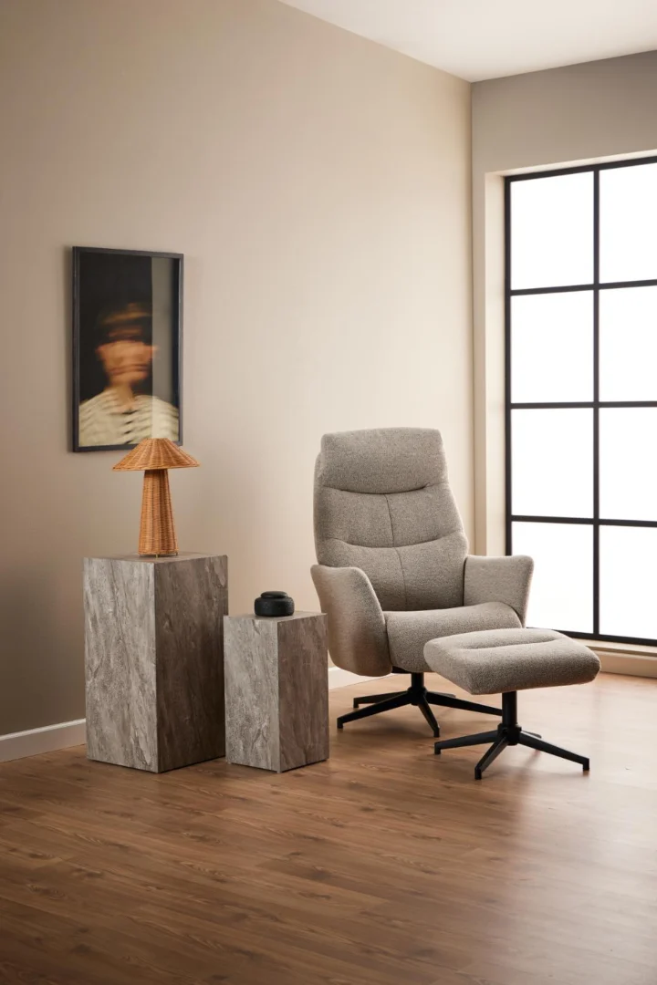 Relaxfauteuil Dilero Beige - Afbeelding 6