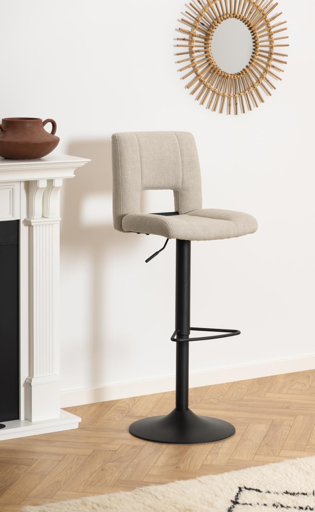 Barkruk Grarris Beige - Afbeelding 6