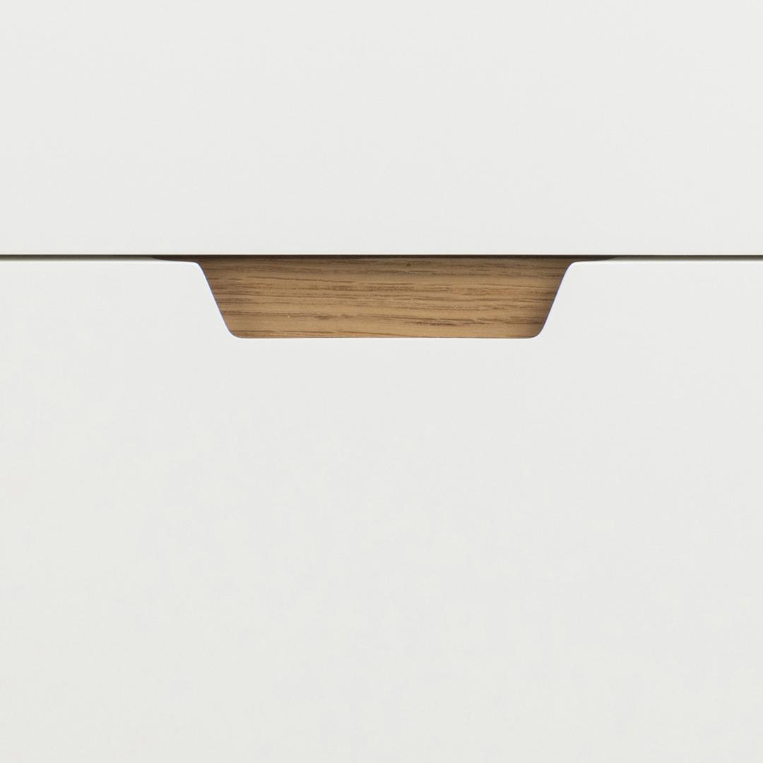Ladekast Neilvund Wit 80 cm - Afbeelding 5