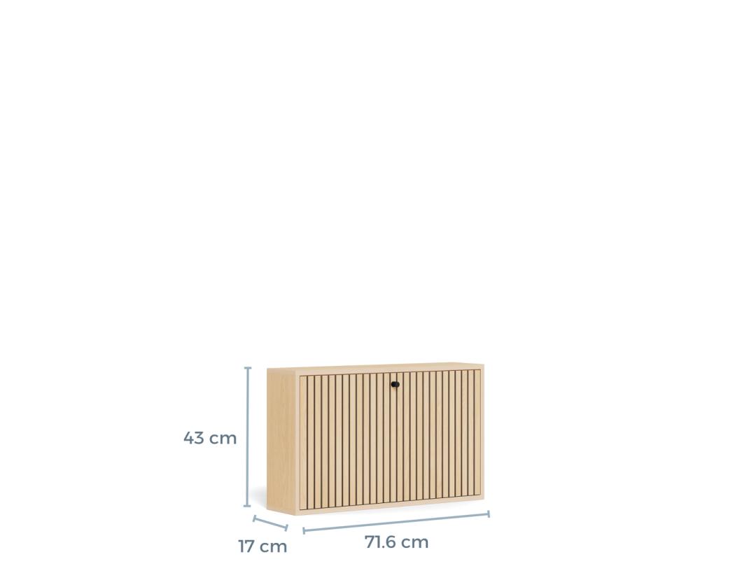 Schoenenkast Peeltum Naturel 71,6 cm - Afbeelding 9