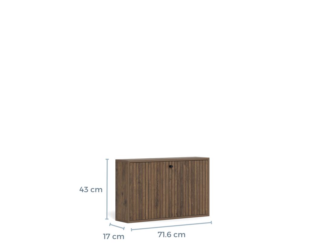 Schoenenkast Saarder Grijs 71,6 cm - Afbeelding 9