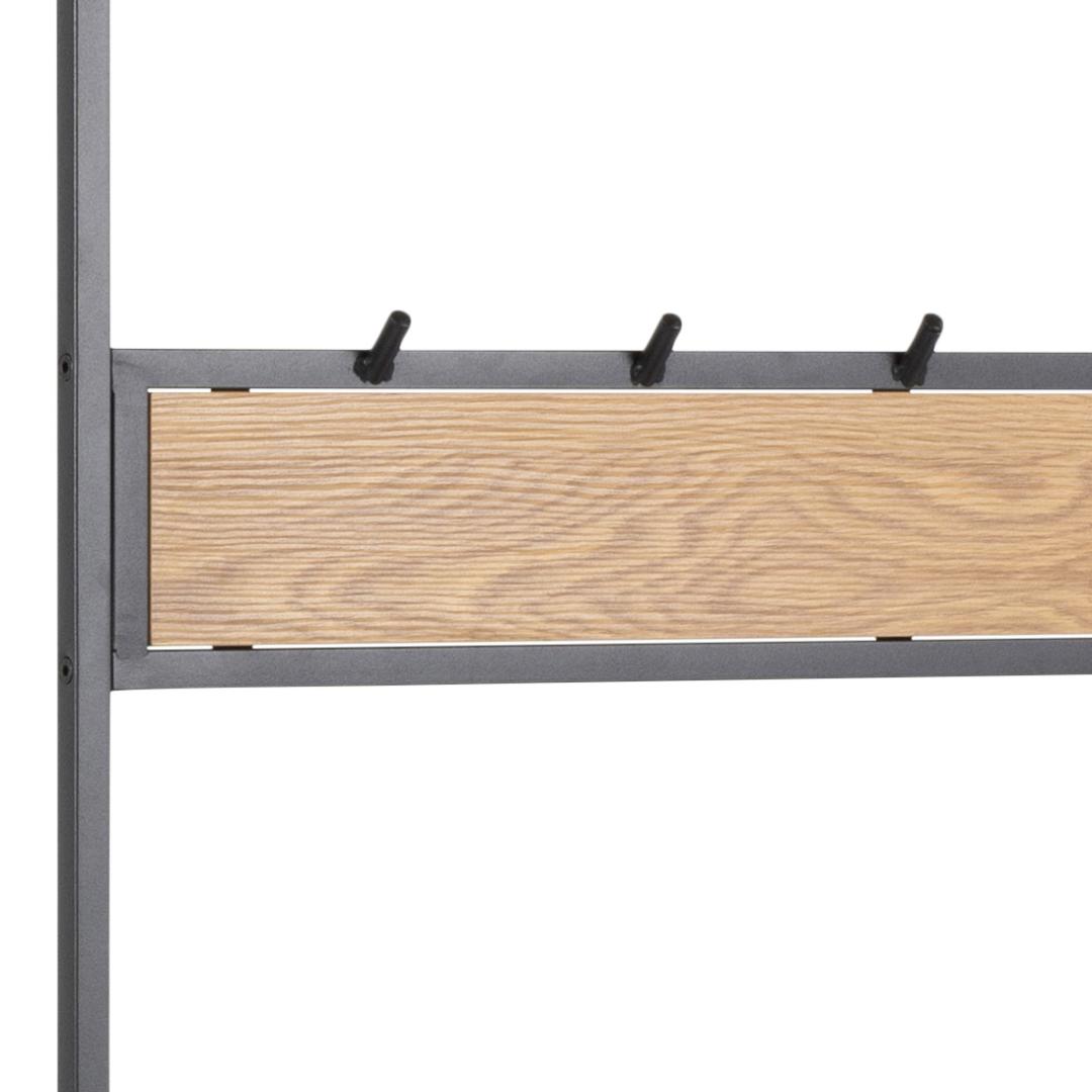 Kledingrek Foores Staal 77 cm - Afbeelding 5
