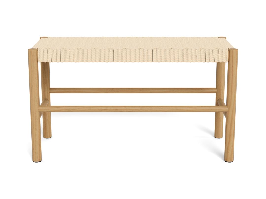 Bank Klovund Hout Wit - Afbeelding 3