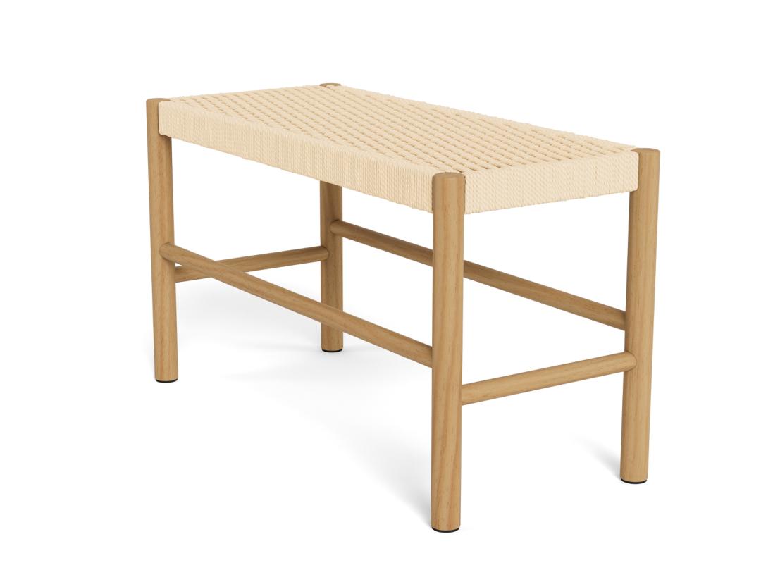 Bank Klovund Hout Wit - Afbeelding 4