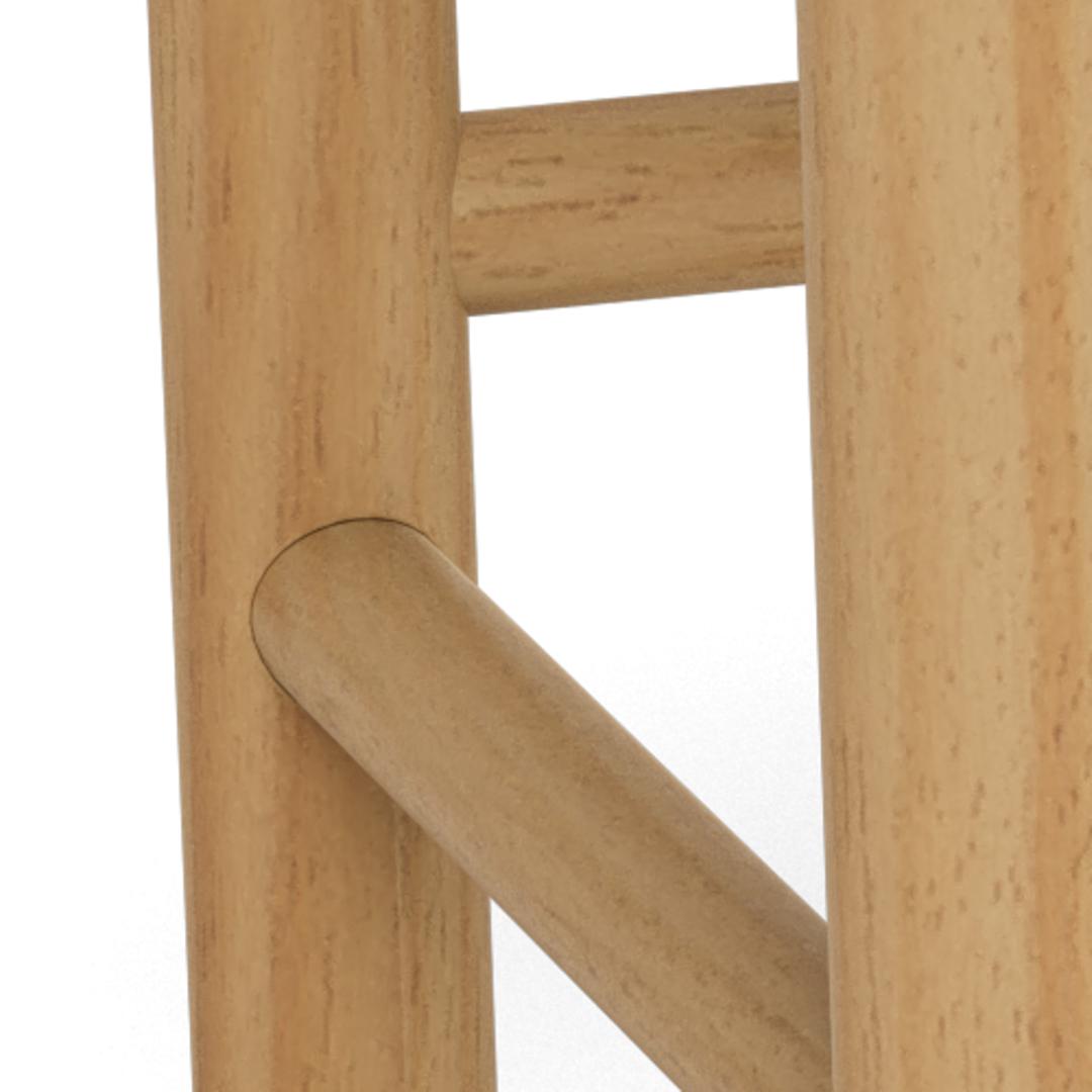 Bank Klovund Hout Wit - Afbeelding 7