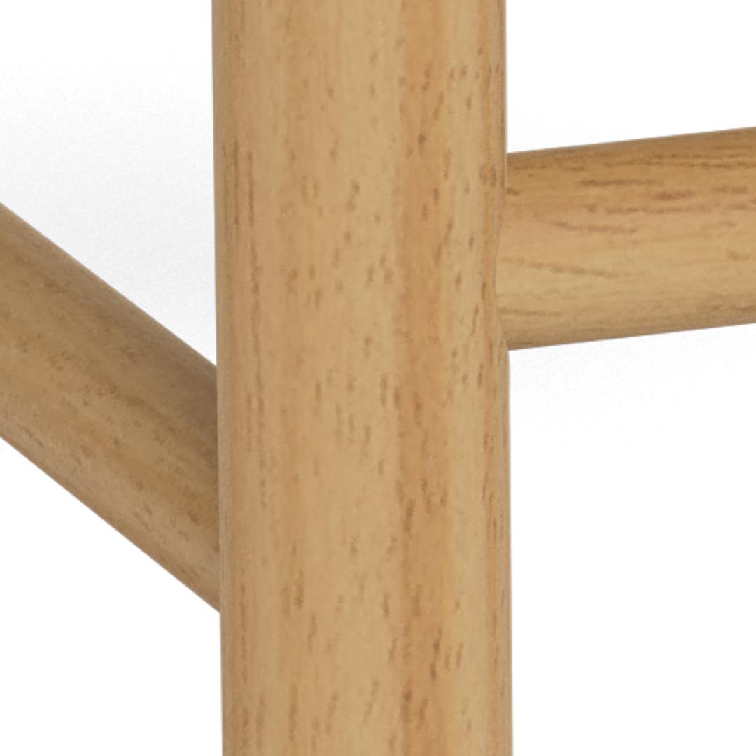 Kruk Raubesta Hout Wit - Afbeelding 7
