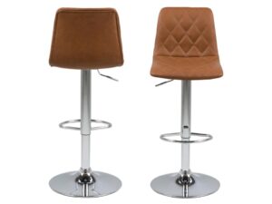 Barkruk Stoolvino Kunstleer Bruin