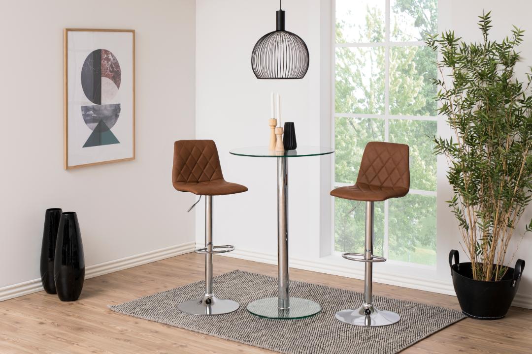Barkruk Stoolvino Kunstleer Bruin - Afbeelding 7