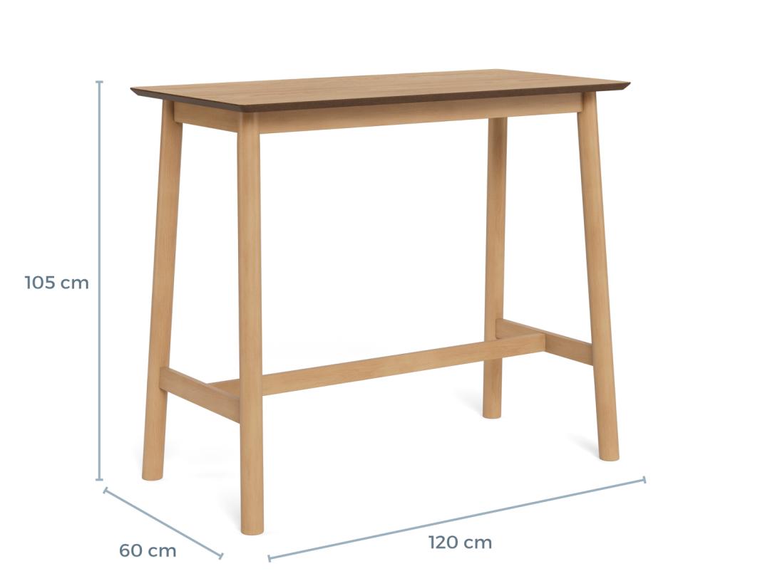Bartafel Sleindu MDF 120 cm - Afbeelding 8