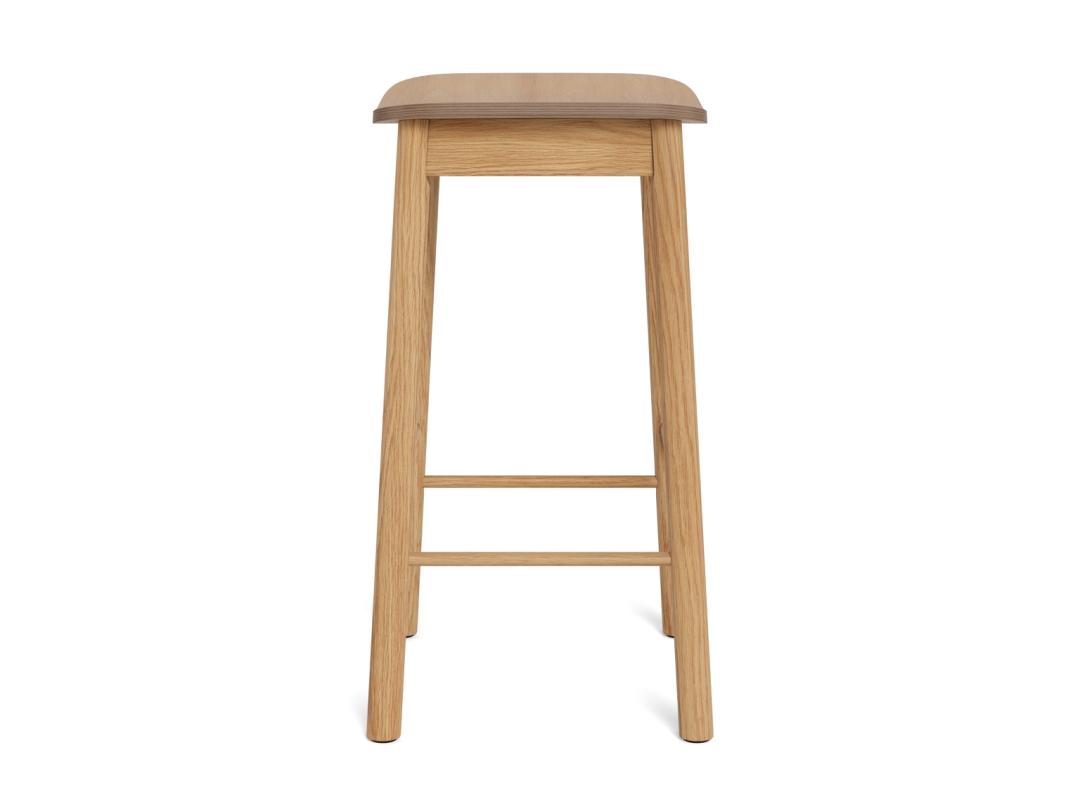 Barkruk Klordea Hout Naturel - Afbeelding 2