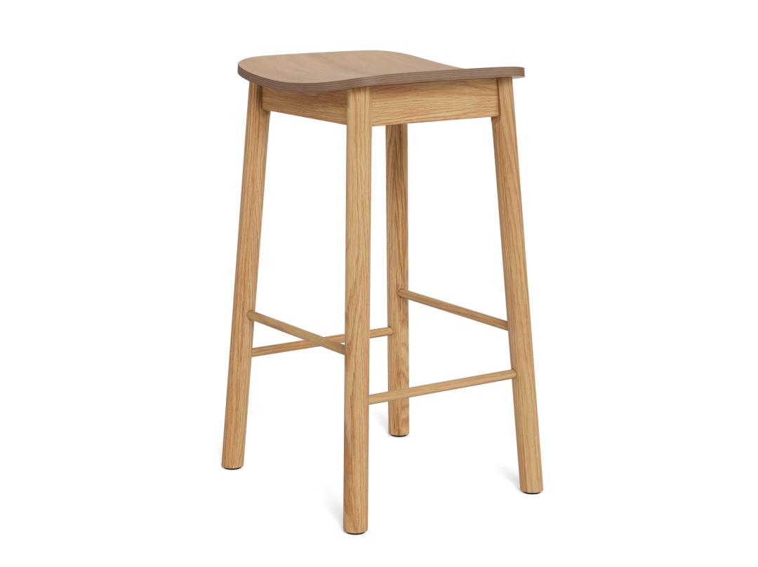 Barkruk Klordea Hout Naturel - Afbeelding 3