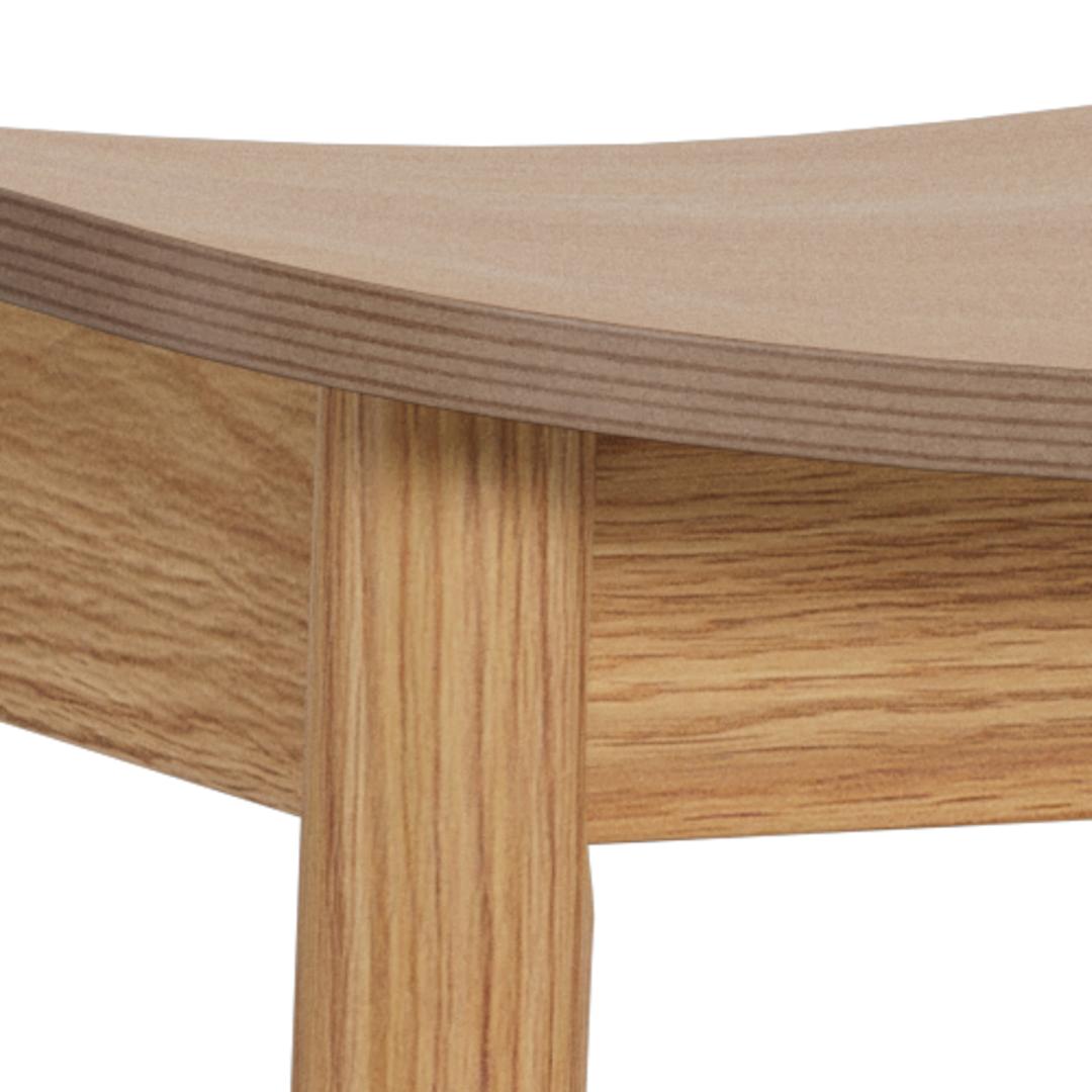 Barkruk Klordea Hout Naturel - Afbeelding 6