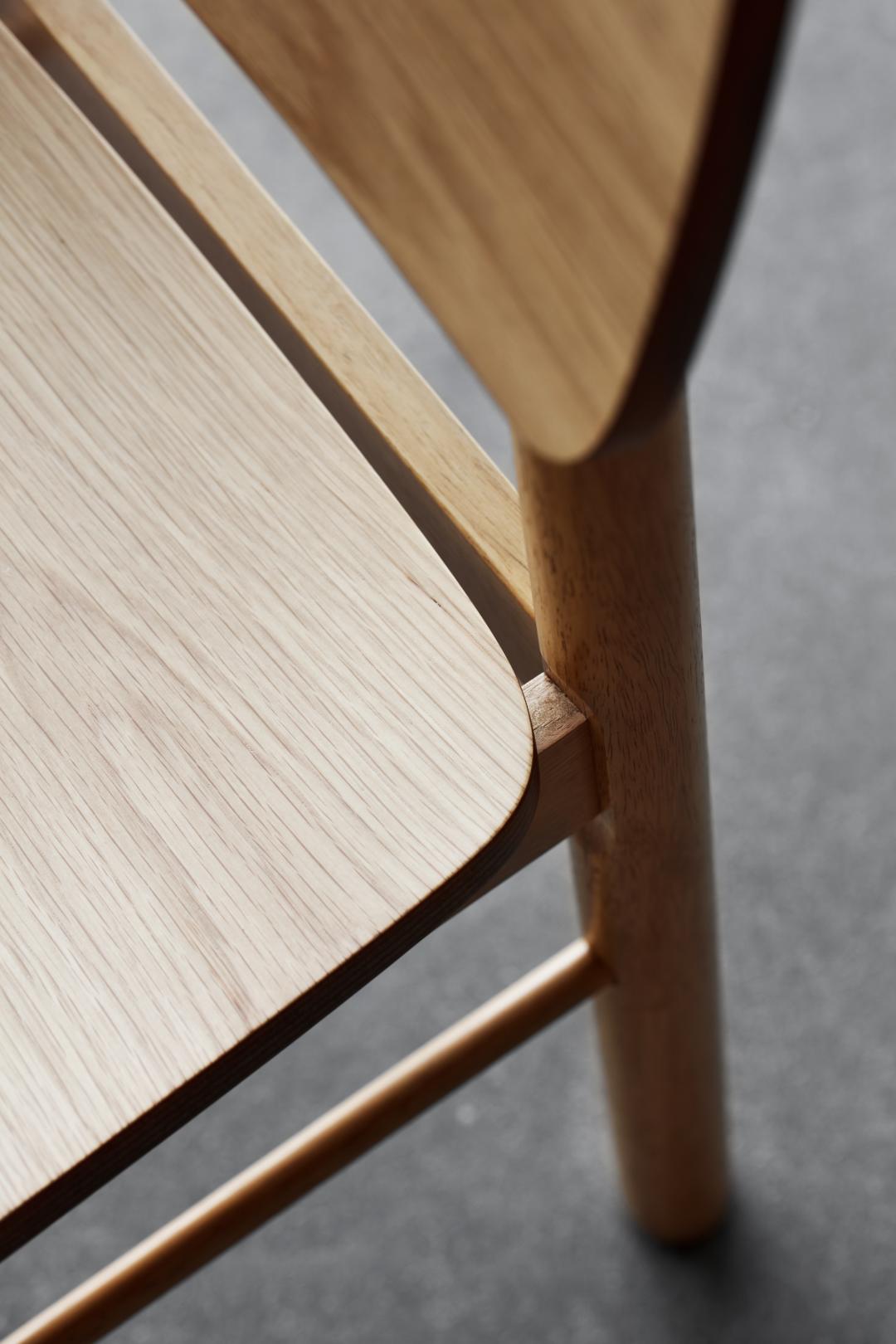 Barkruk Nellond Hout Naturel - Afbeelding 13