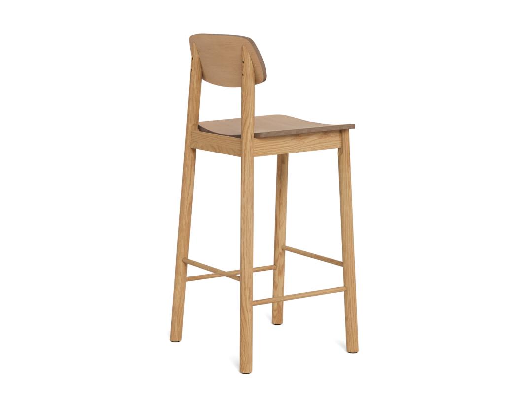 Barkruk Nellond Hout Naturel - Afbeelding 3