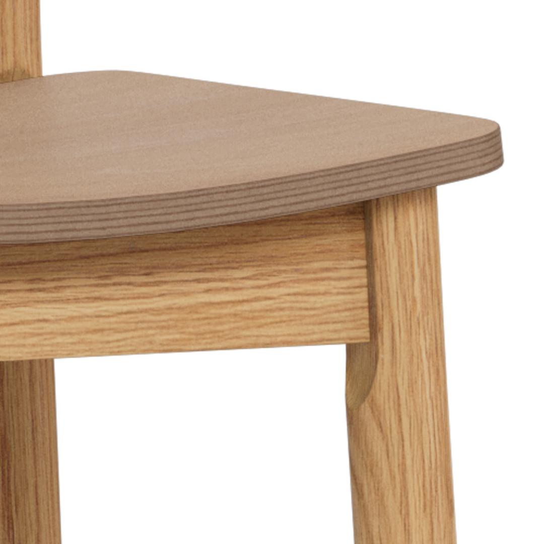 Barkruk Nellond Hout Naturel - Afbeelding 6